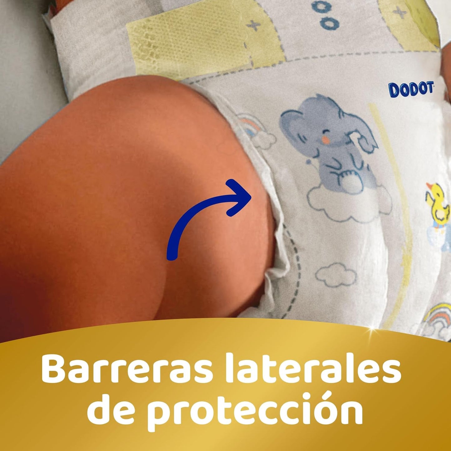 Dodot Pañales Bebé Sensitive, Talla 4 (9-14 kg), 192 Pañales + 4 Pants de Regalo