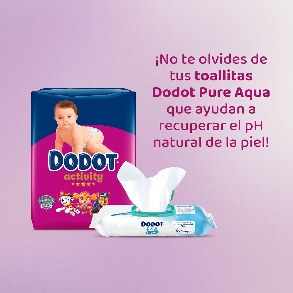 Dodot Pañales Bebé Activity Talla 6, 116 Pañales, 13kg+, Nuestro Nº1 en Absorción y Confort