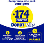 Dodot Pañales Bebé Activity Talla 4 (9-14 kg), 174 Pañales, Our Nº1 in Absorption and Comfort