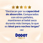 Dodot Pañales Bebé Sensitive, Talla 5 (11-16 kg), 168 Pañales + 4 Pants de Regalo