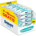 Dodot Toallitas Pure Calma & Protege Para Bebé 24 Paquetes De 46 Unidades =1104 Toallitas, Ayuda a restaurar el pH natural de la piel, una gota de Aloe Vera