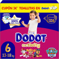 Dodot Pañales Bebé Activity Talla 6, 116 Pañales, 13kg+, Nuestro Nº1 en Absorción y Confort