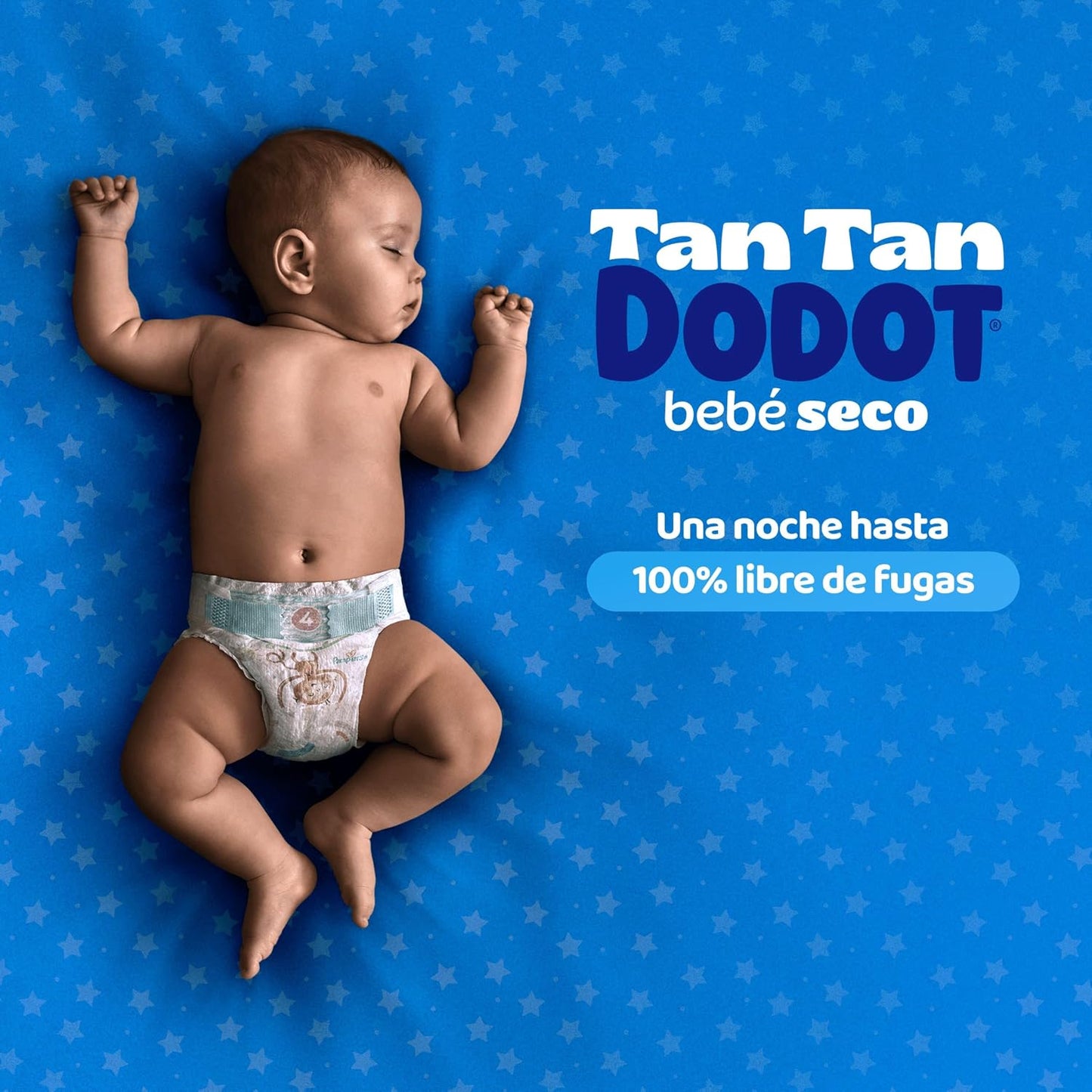 Dodot Pañales Bebé Seco Talla 7 (15+kg), 120 Pañales, Noche Sin Fugas