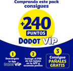 Dodot Pañales Bebé Sensitive, Talla 2 (4-8 kg), 240 Pañales + Regalo de 40 Toallitas Aqua Pure 99% Agua