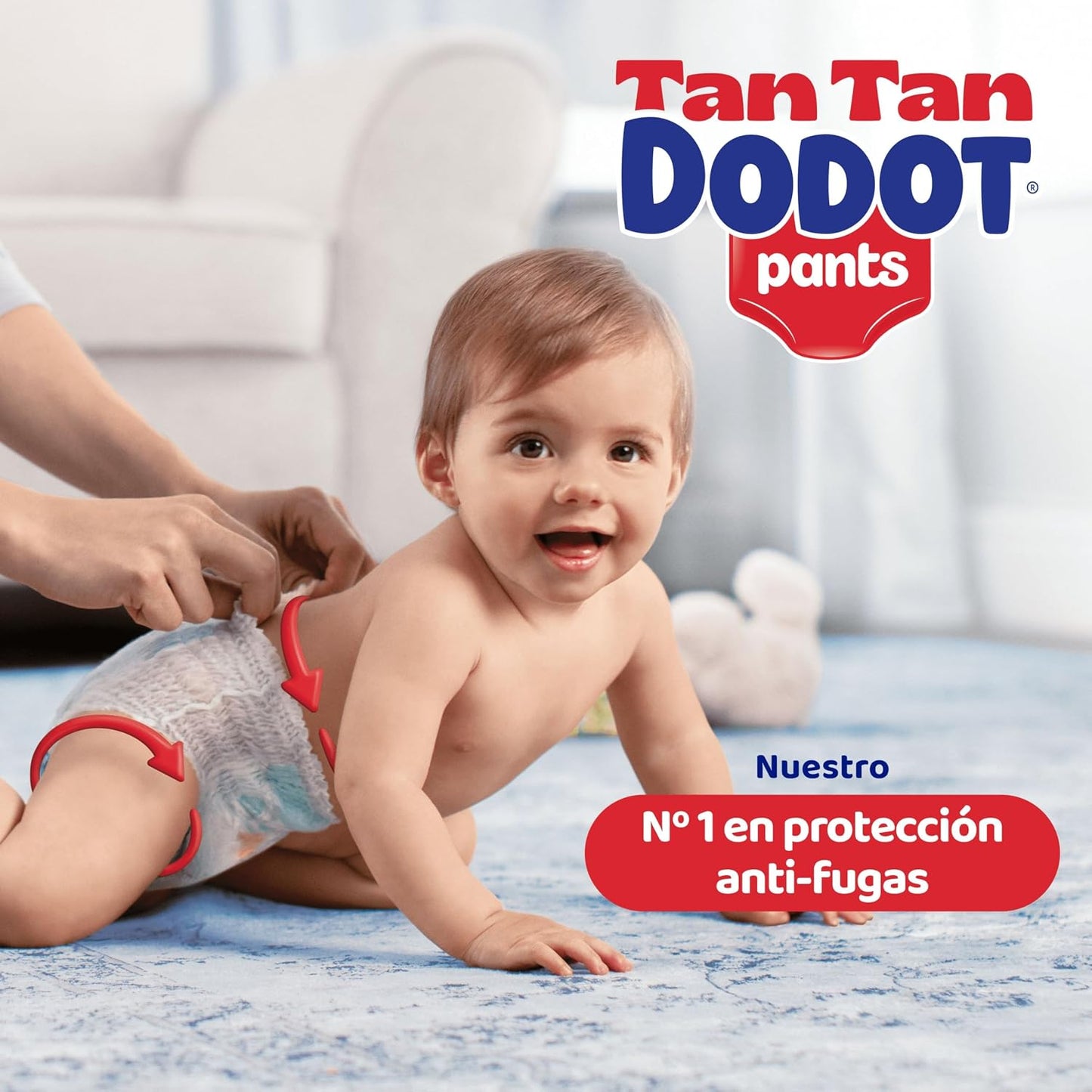 Dodot Pañal-Braguita Bebé Activity Talla 5 (11-17kg), 76 Pañales,Ajuste 360° que ayuda a prevenir fugas