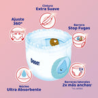 Dodot Activity Pants Pañal-Braguita Talla 6, 70 Pañales, 14kg - 19kg, Con Barrera STOP Fugas Que Ayuda A Prevenir Fugas Traseras
