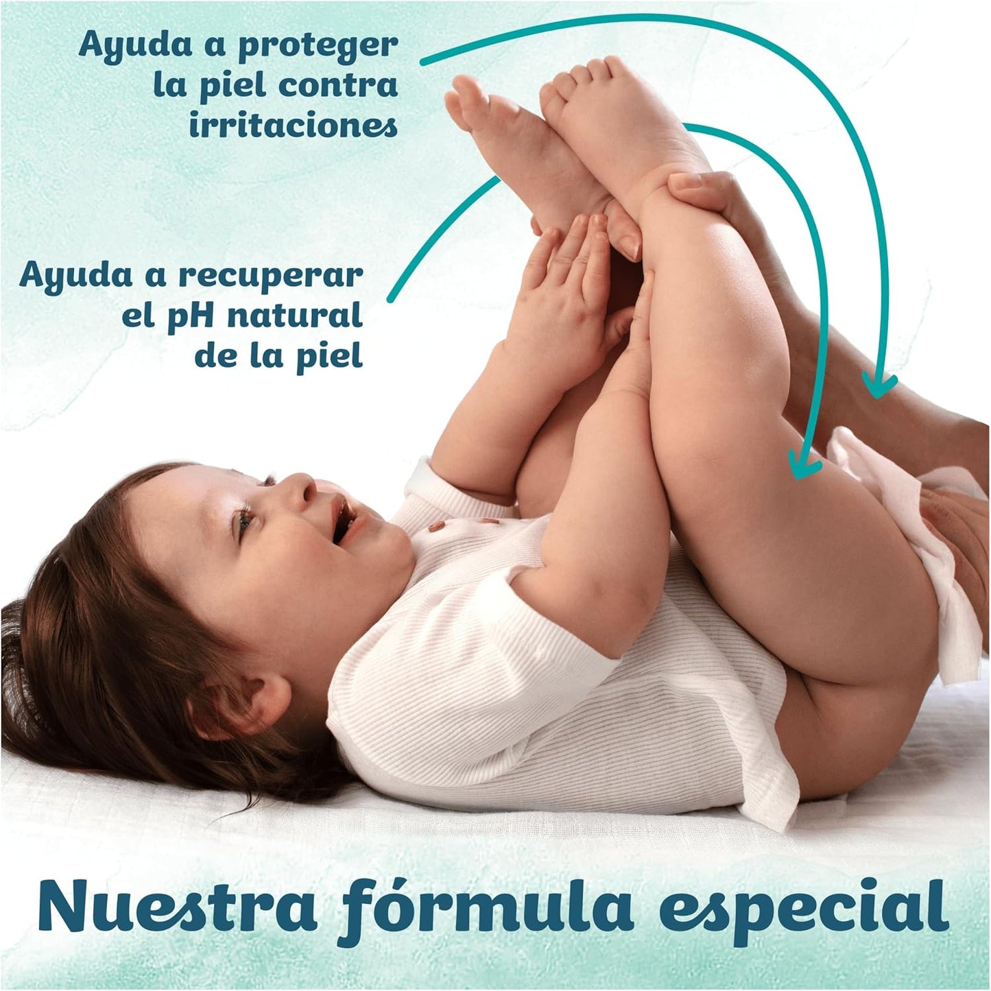 Dodot Toallitas Pure Calma & Protege Para Bebé 24 Paquetes De 46 Unidades =1104 Toallitas, Ayuda a restaurar el pH natural de la piel, una gota de Aloe Vera
