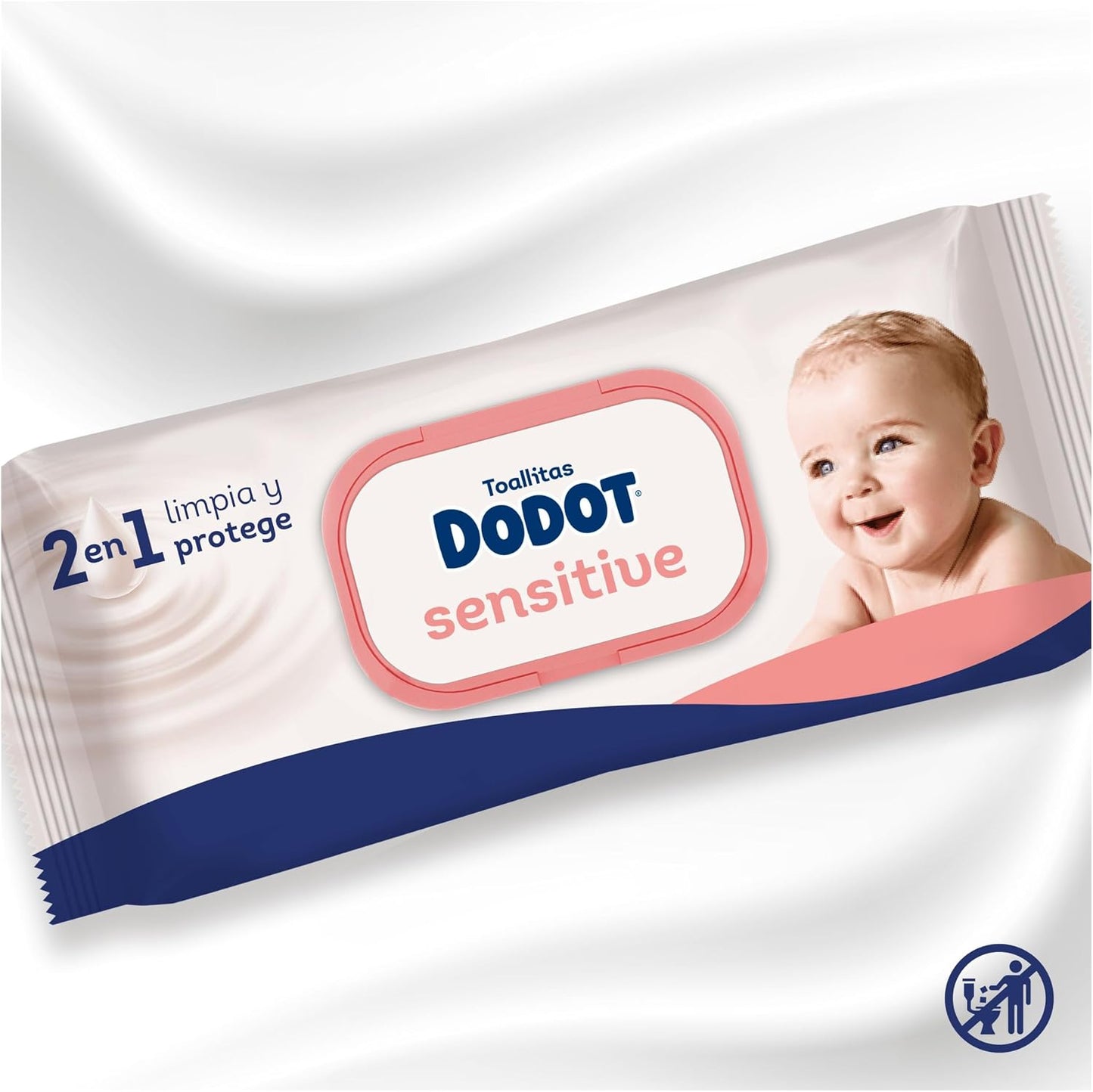 Dodot Toallitas Bebé Sensitive, 840 Toallitas (15 Packs x 56 uds) (El empaque puede variar)