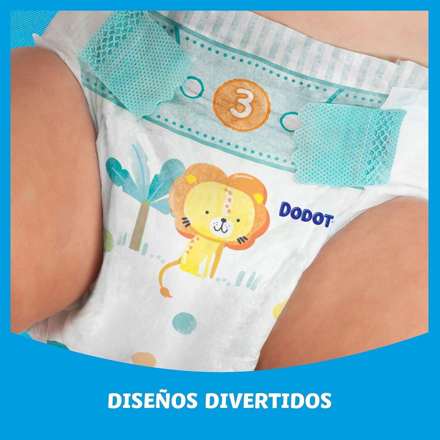 Dodot Pañales Bebé-Seco, Talla 4 (9-14 kg), 256 Pañales + 1 Pack de 10 Toallitas Regalo de Aqua Plastic Free