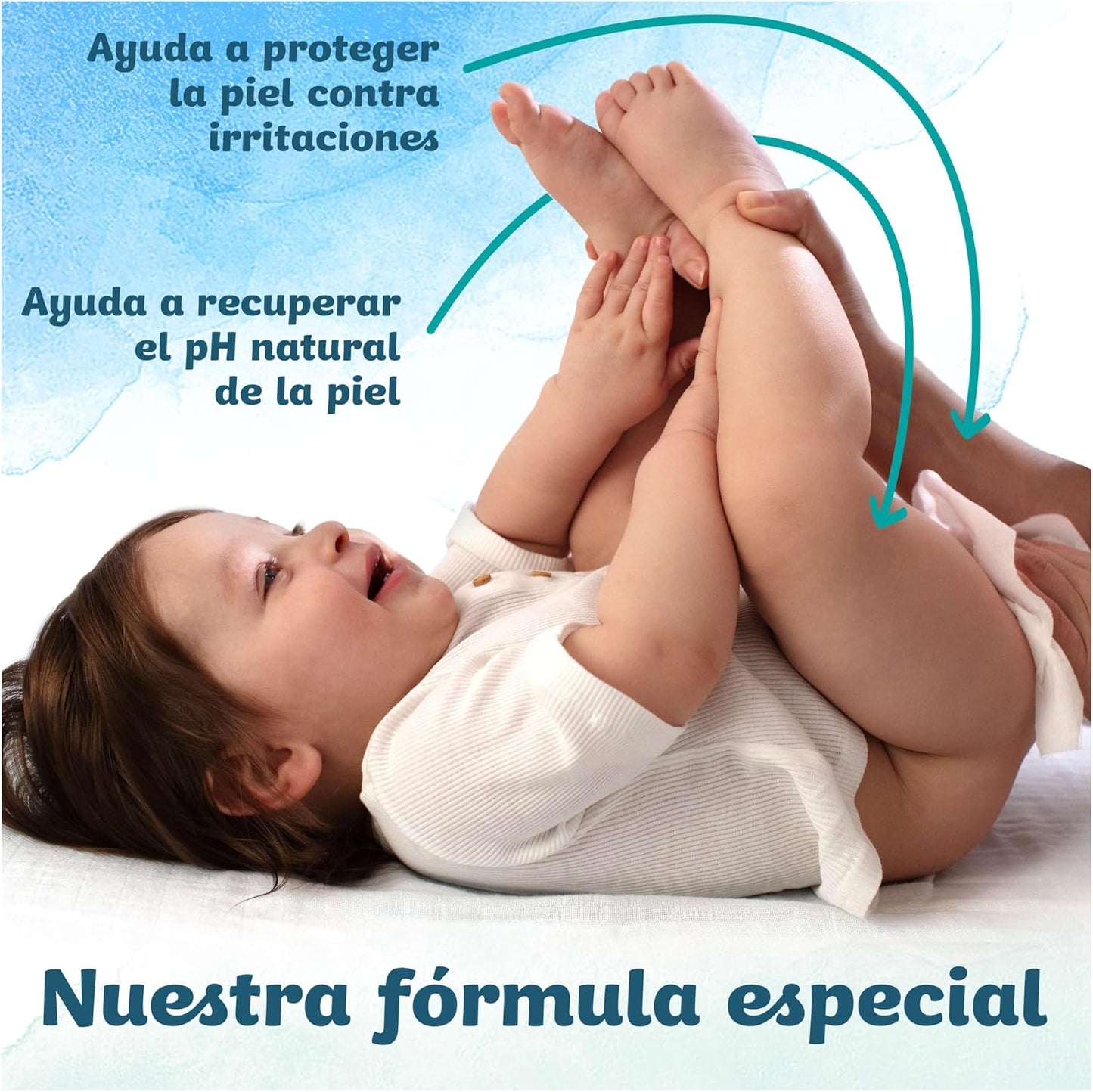 Dodot Toallitas Aqua Pure para Bebé, 1.296 Toallitas, Ayuda a restaurar el pH natural de la piel, 99% agua