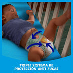 Dodot Pañales Bebé-Seco, Size 4 (9-14 kg), 256 Diapers + 1 Pack of 10 Aqua Plastic Free Wipes Gift