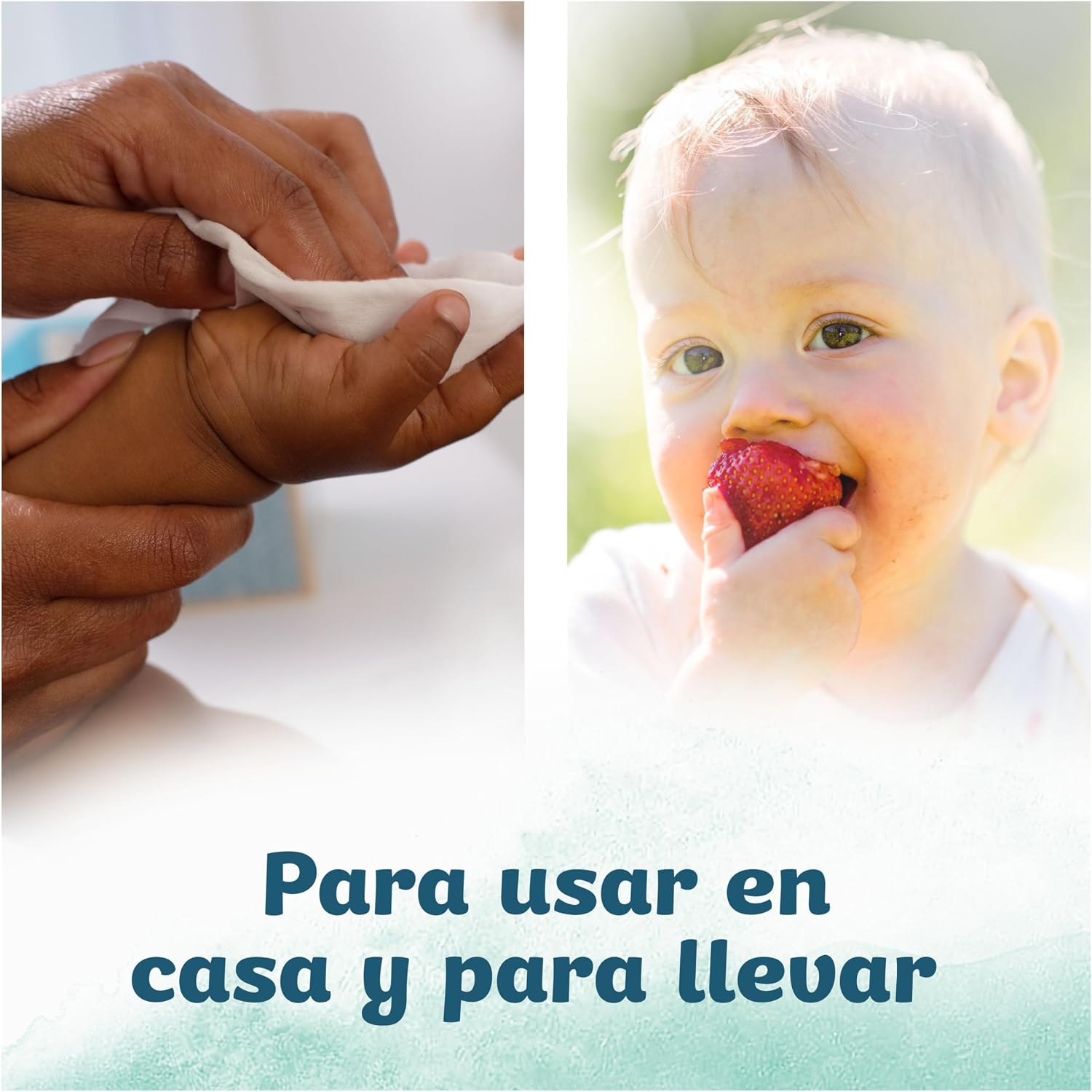 Dodot Toallitas Pure Calma & Protege Para Bebé 24 Paquetes De 46 Unidades =1104 Toallitas, Ayuda a restaurar el pH natural de la piel, una gota de Aloe Vera