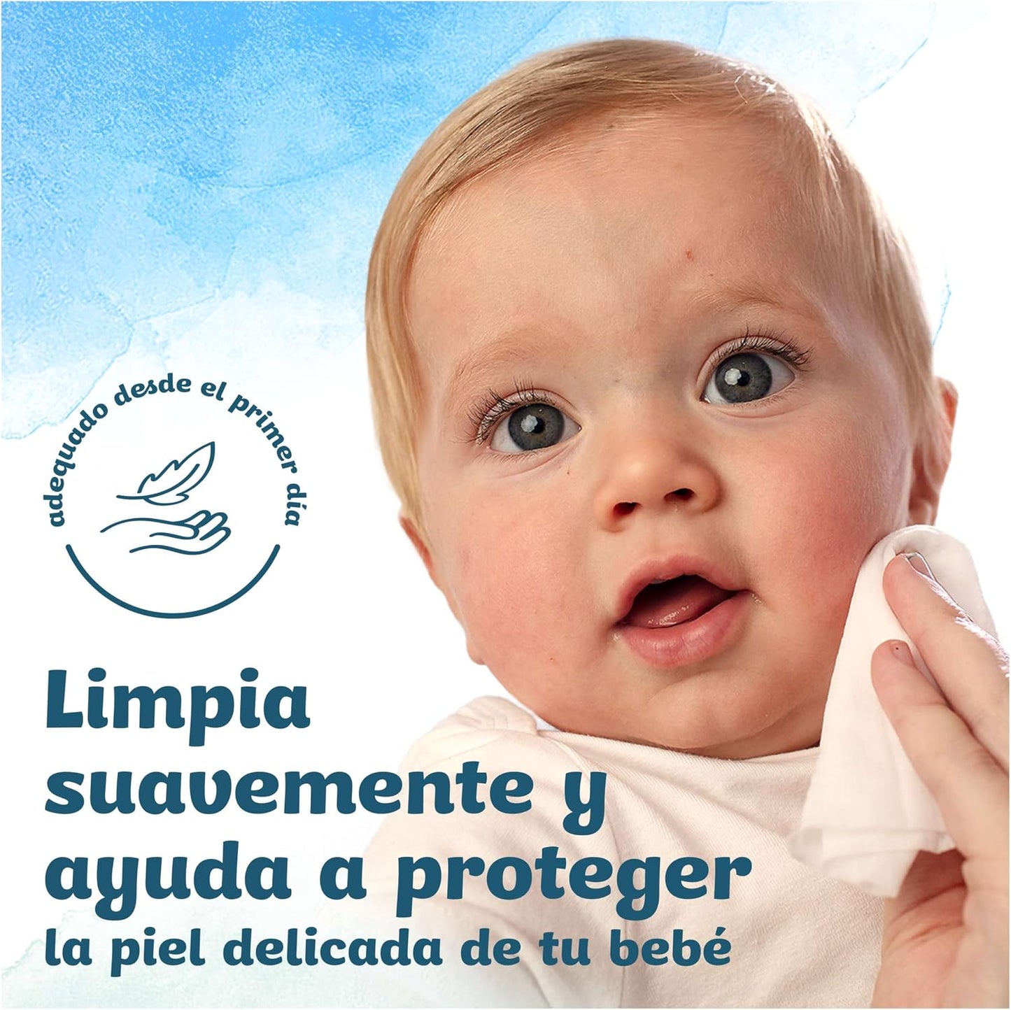 Dodot Toallitas Aqua Pure para Bebé, 1.296 Toallitas, Ayuda a restaurar el pH natural de la piel, 99% agua