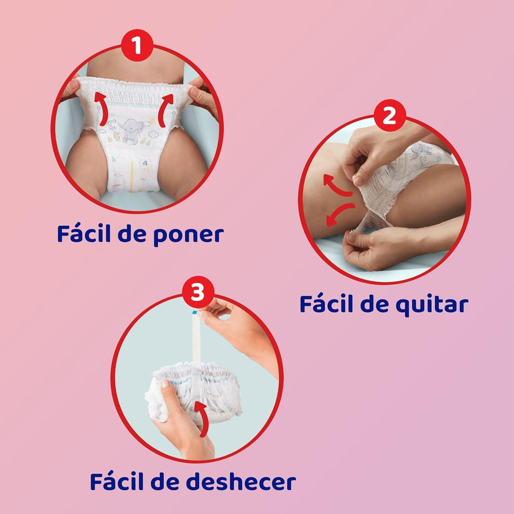 DODOT Activity Pants Pañal-Braguita Talla 7, 87 Pañales, 17kg+, Con Ajuste 360 que ayuda a prevenir holguras y fugas y materiales extrasuaves