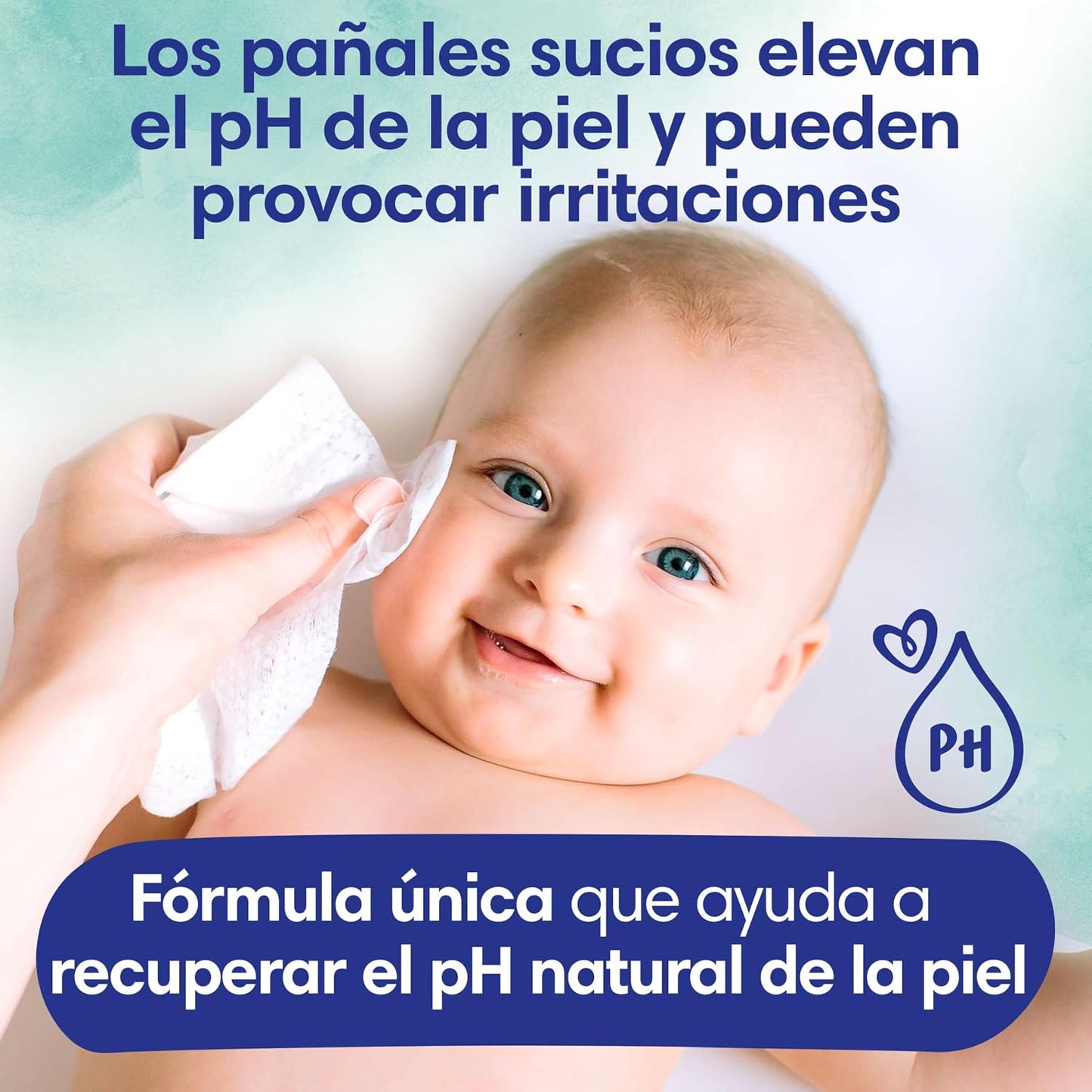 Dodot Toallitas Pure Calma & Protege Para Bebé 24 Paquetes De 46 Unidades =1104 Toallitas, Ayuda a restaurar el pH natural de la piel, una gota de Aloe Vera