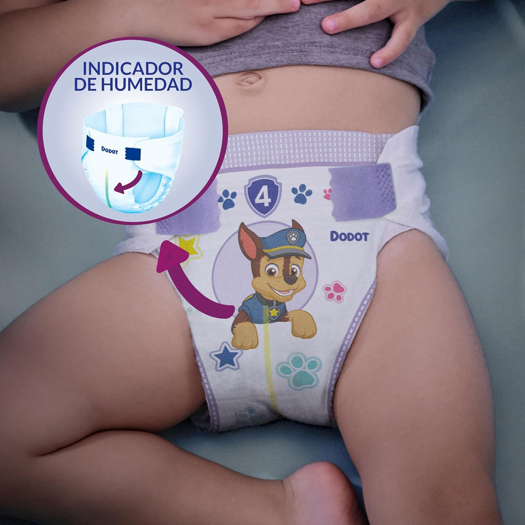 Dodot Pañales Bebé Activity, Talla 3 (6-10 kg), 168 Pañales, Hasta 12h de Protección Antifugas y Ajuste