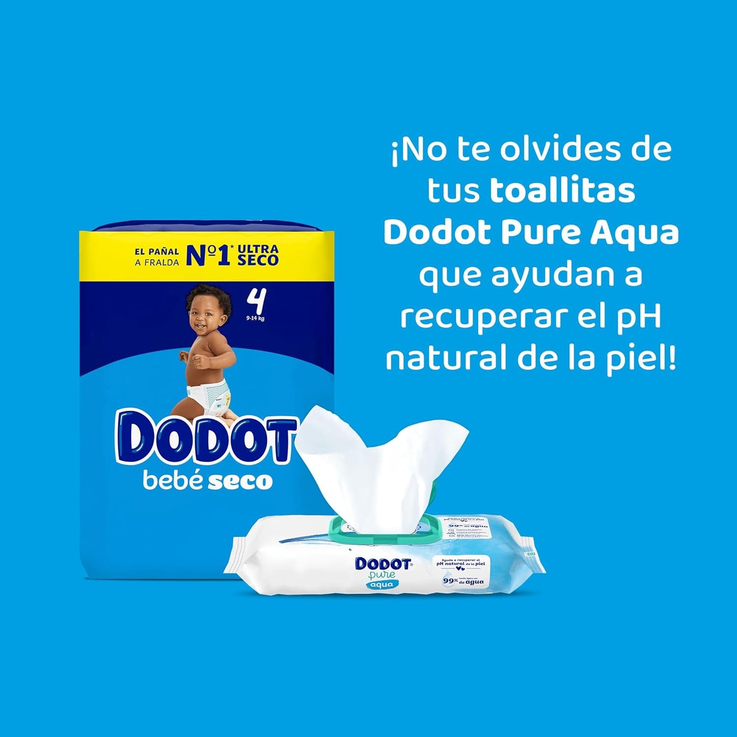 Dodot Pañales Bebé Seco Talla 7 (15+kg), 120 Pañales, Noche Sin Fugas